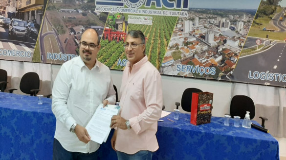 CANDIDATO A VICE GOVERNADOR MATHEUS SIM&Otilde;ES NA ACII